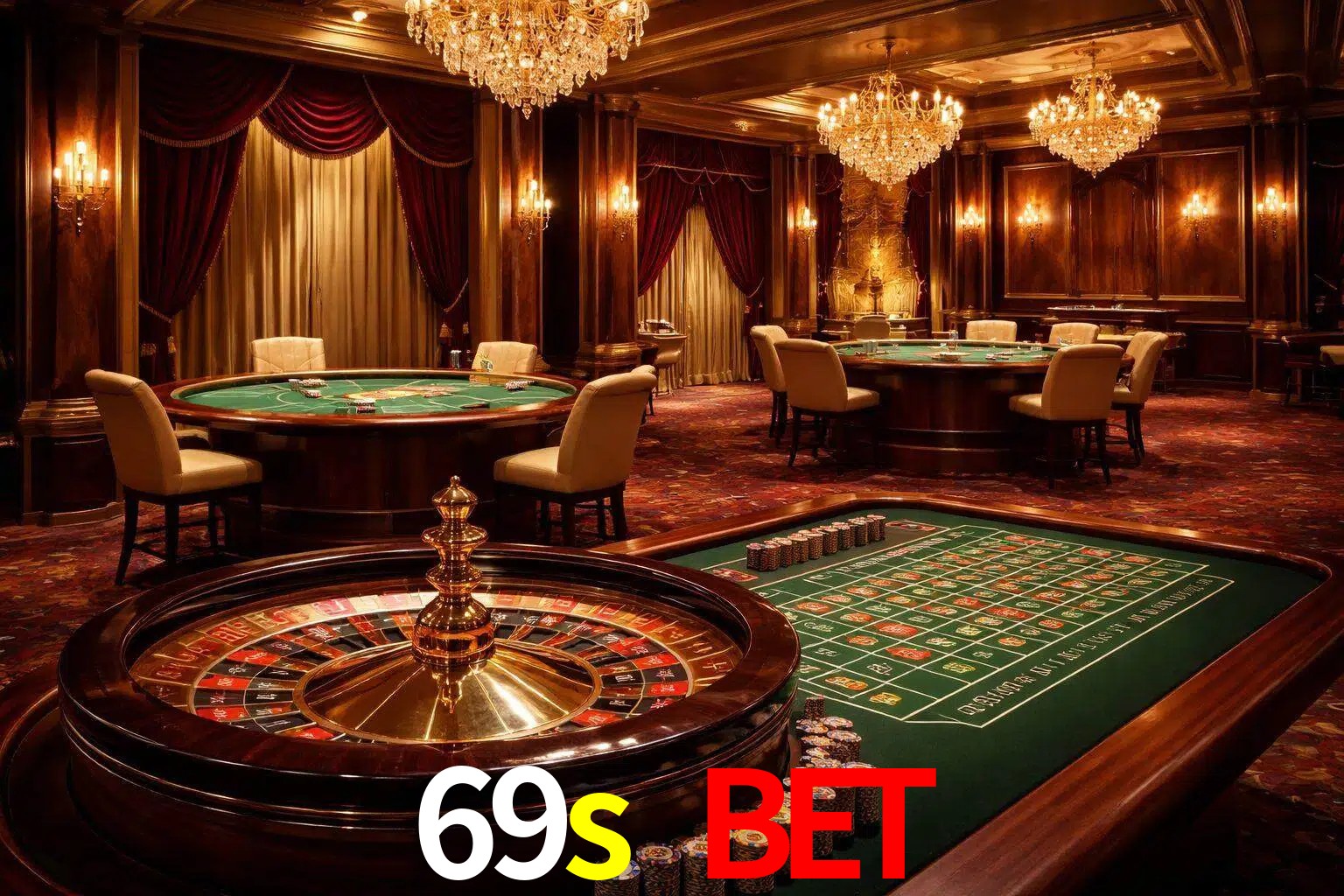 Una escena premium de mesa de casino en vivo con cartas, elementos de ruleta y un ambiente pulido de estudio de transmisión.